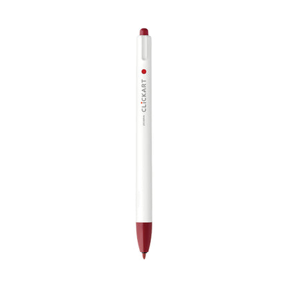 ClickArt Retractable Marker Pen 0.6mm Red Black Dozen UPC