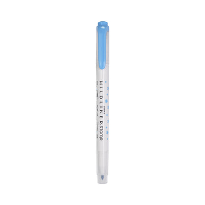 Mildliner DualTip Stamp Marker Star Cyan