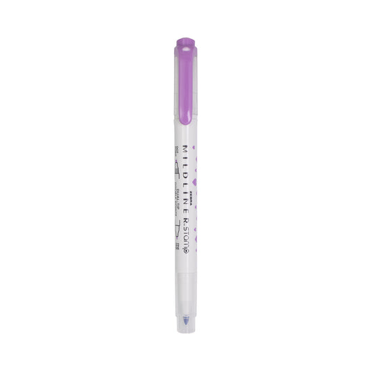 Mildliner DualTip Stamp Marker Heart Magenta