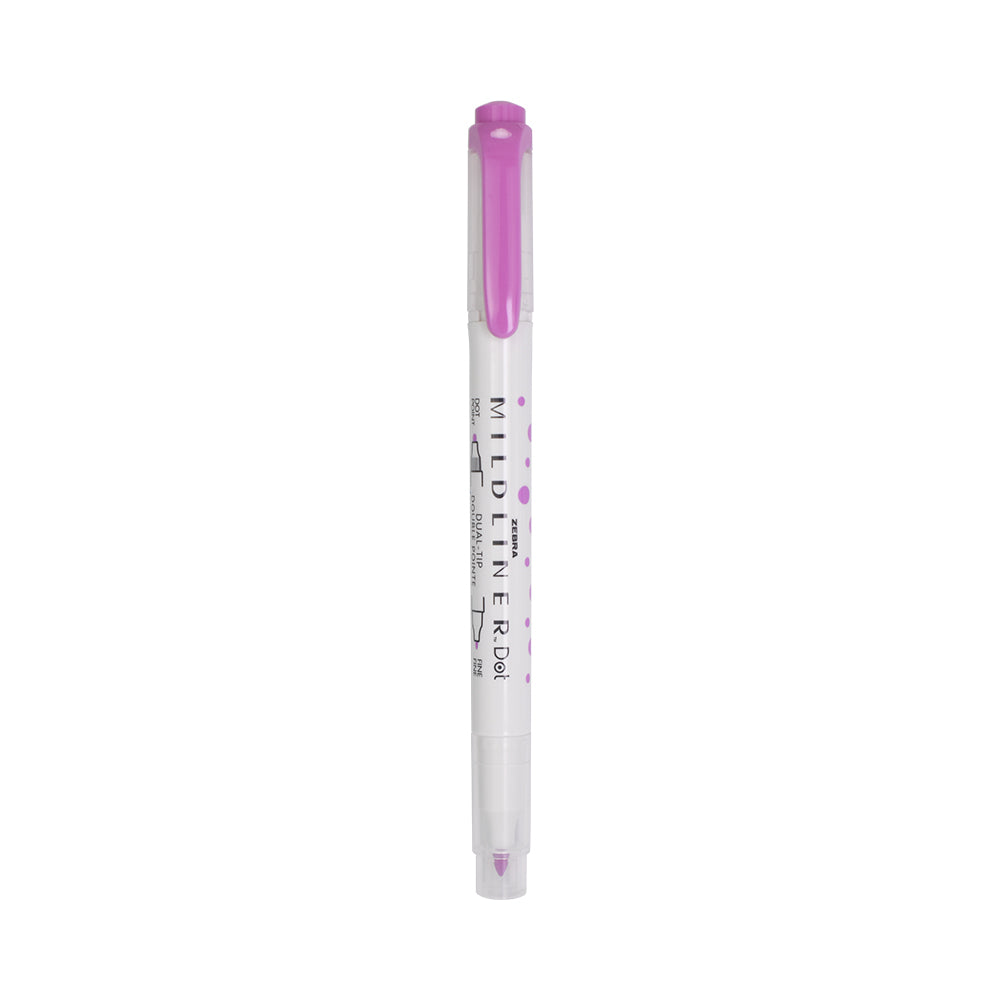 Mildliner DualTip Dot Marker Fuchsia