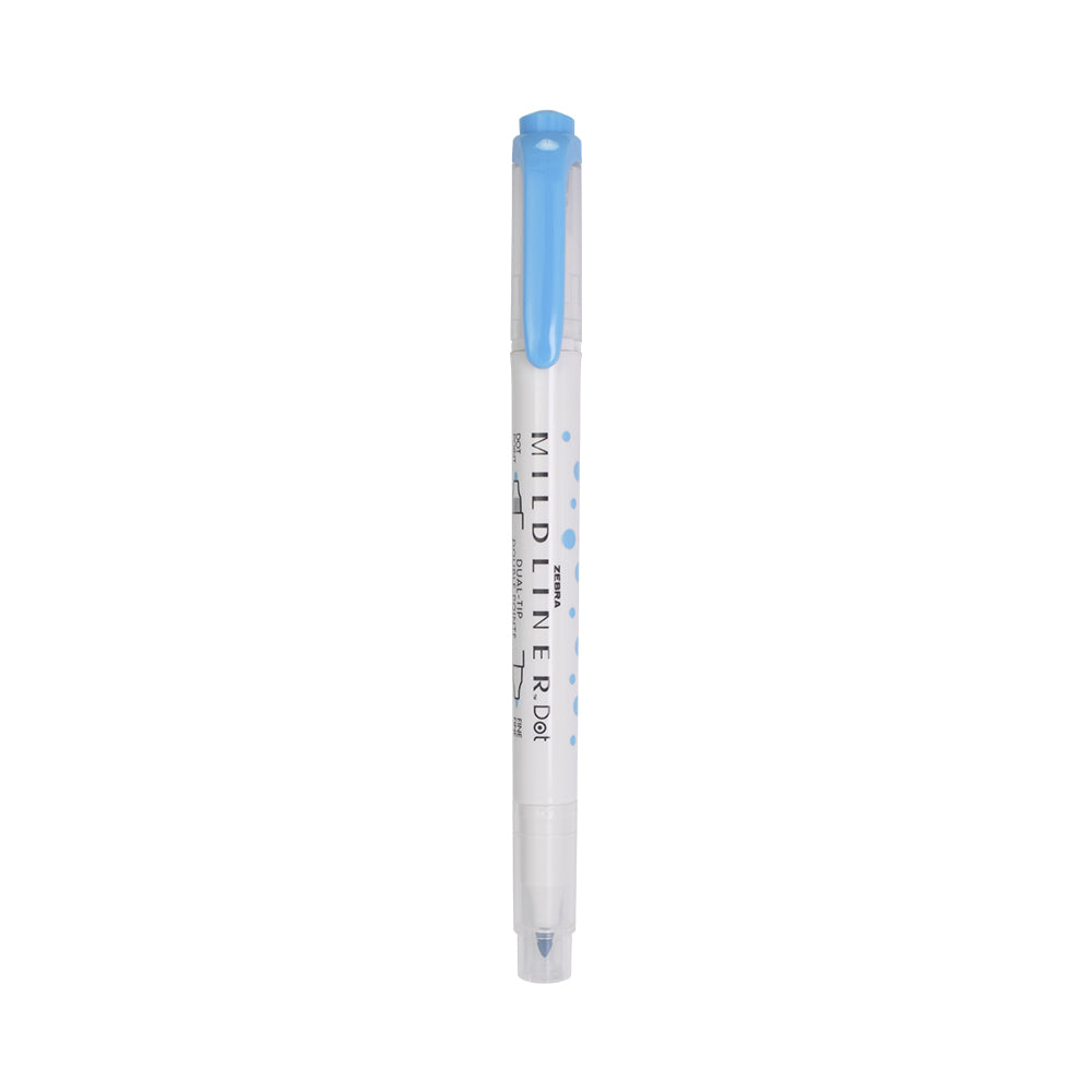 Mildliner DualTip Dot Marker Cyan