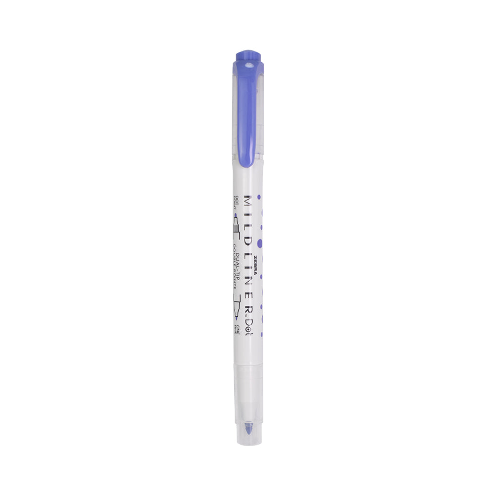 Mildliner DualTip Dot Marker Lavender
