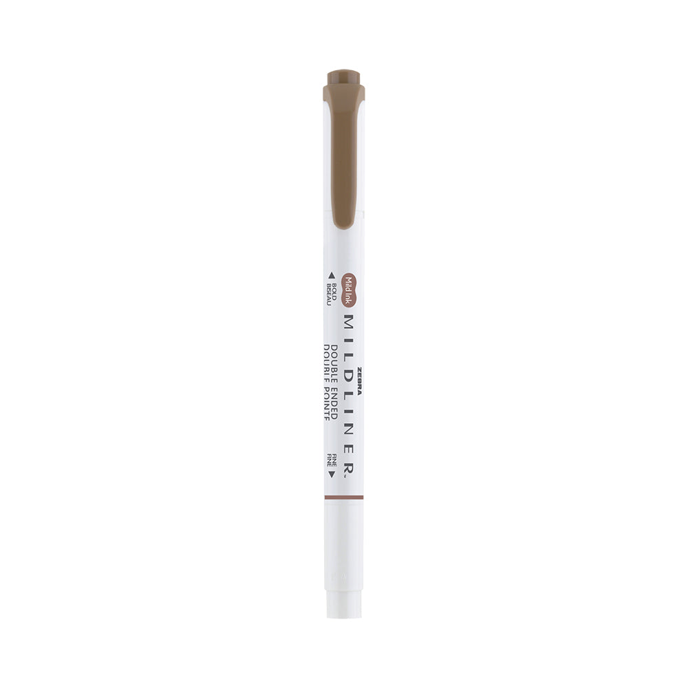 Mildliner Dual-Tip Highlighter Brown