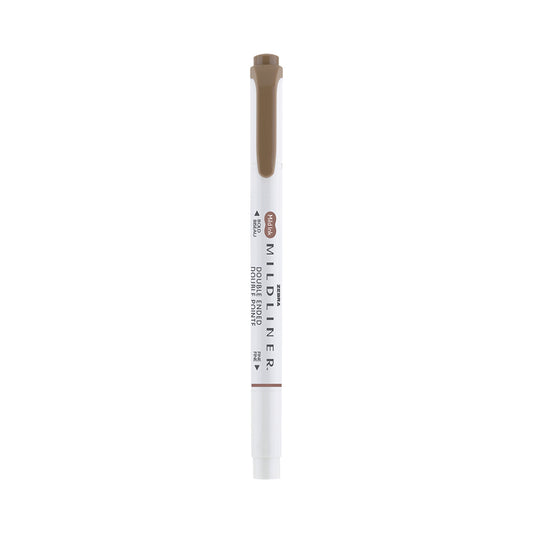 Mildliner Dual-Tip Highlighter Brown