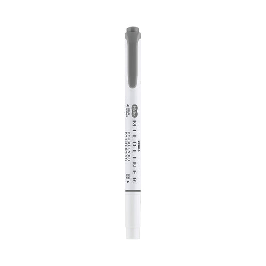 Mildliner Dual-Tip Highlighter Dark Gray