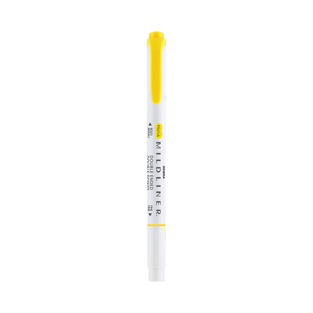 Mildliner Dual-Tip Highlighter Lemon Yellow