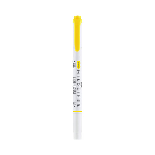 Mildliner Dual-Tip Highlighter Lemon Yellow