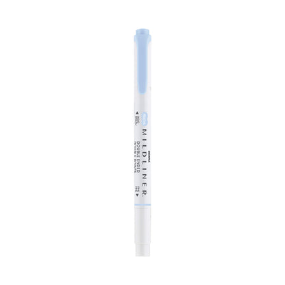 Mildliner Dual-Tip Highlighter Soda Blue