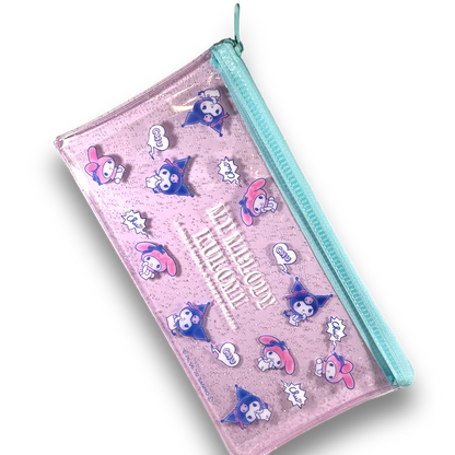 Sanrio - Zip Bag - My Melody and Kuromi, 3.94 x 7.87 in