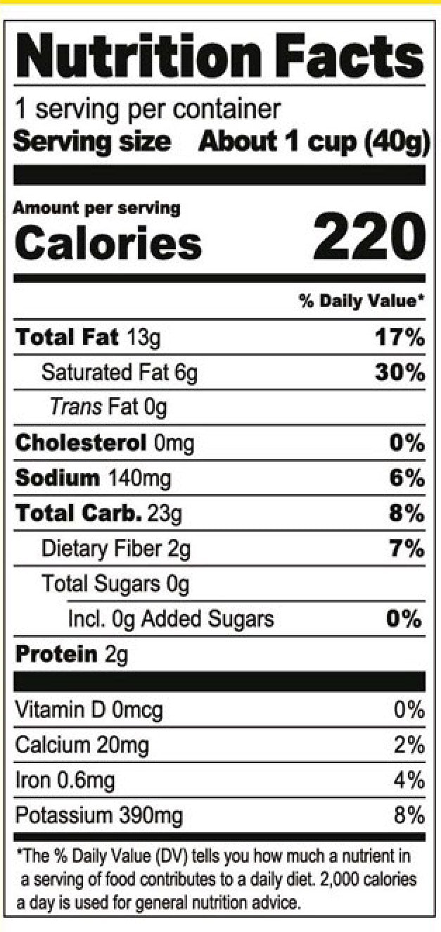 Daiso_POTATO STICKS/(NORISHIO STICK) 1.41OZ_NutritionFacts