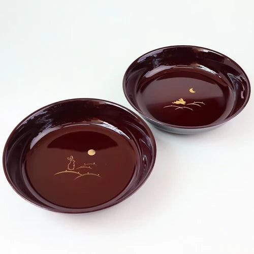 Lacquerware Bowl - Rabbit, d8.19 in