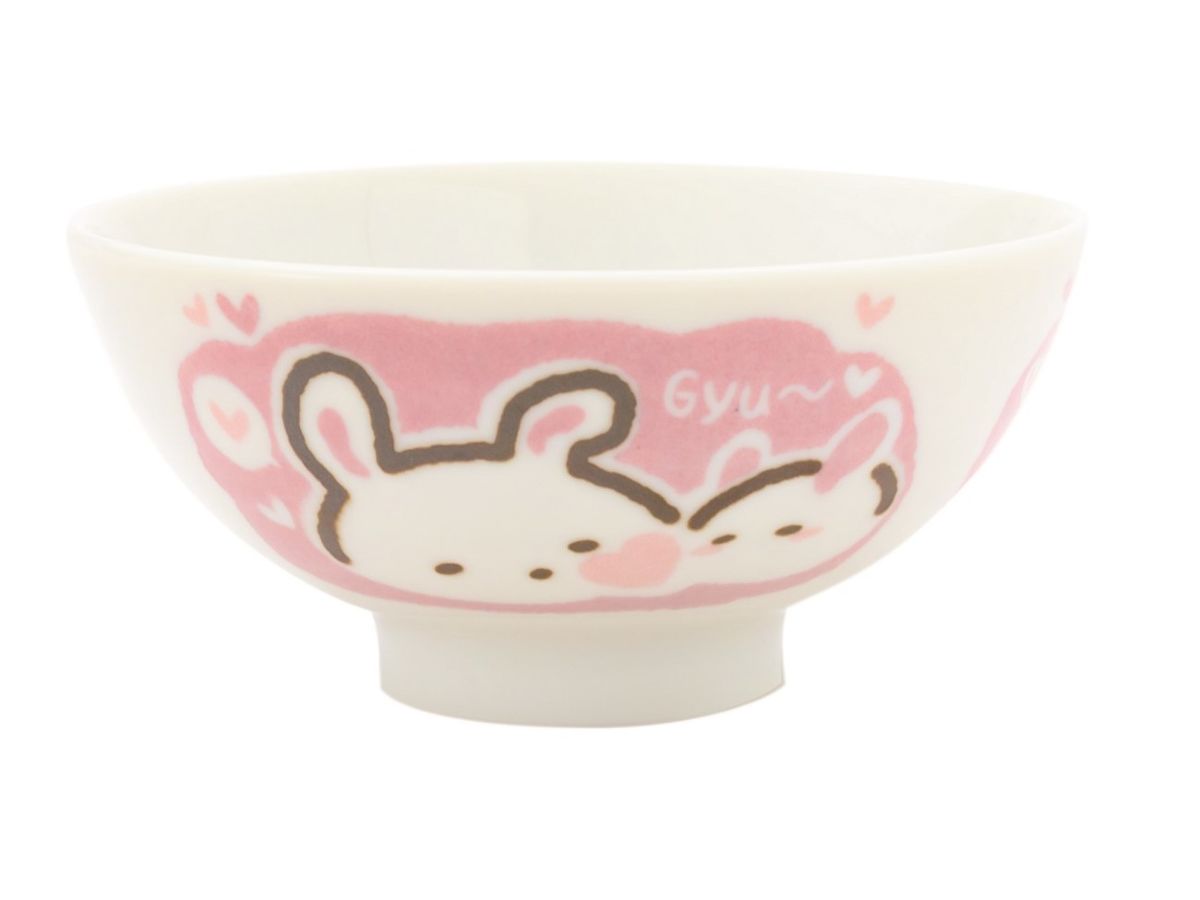 Daiso Minoyaki Childrens bowl Rabbit FrontPackage