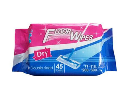 Daiso FLOOR WIPES Dry 45sheets FrontPackage