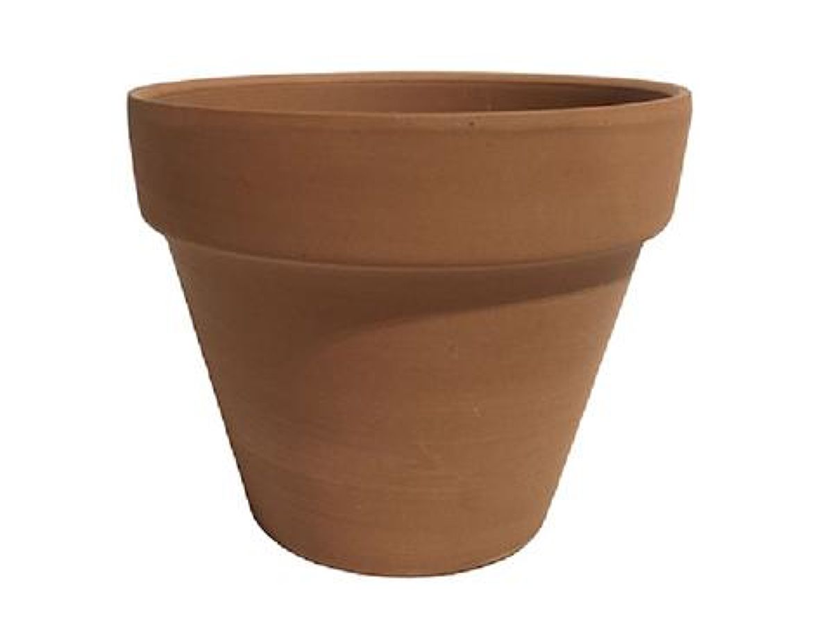 Daiso Unglazed Plant Pot FrontPackage