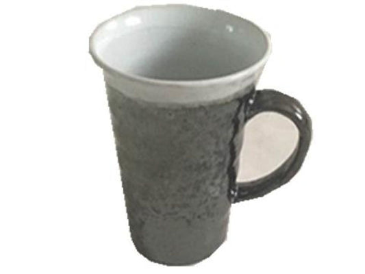 Daiso Beer Mug Oil Spot White Glaze Pattern FrontPackage