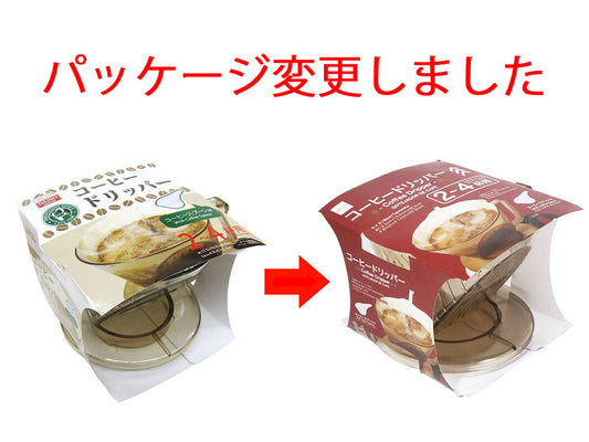 Daiso Coffee dripper 2-4cups with a coffee spoon FrontPackage