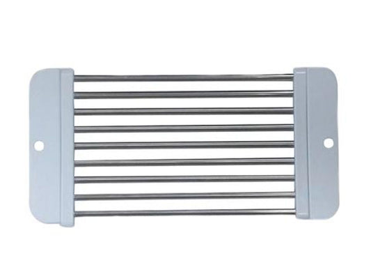 Daiso Extendable Pipe Shelf for Sinks -Stainless Steel- FrontPackage