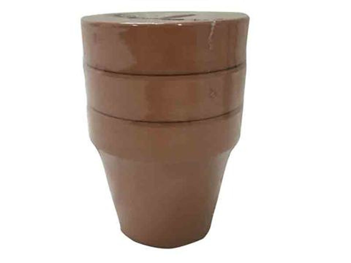 Daiso Unglazed Plant Pot -3 pcs.- FrontPackage
