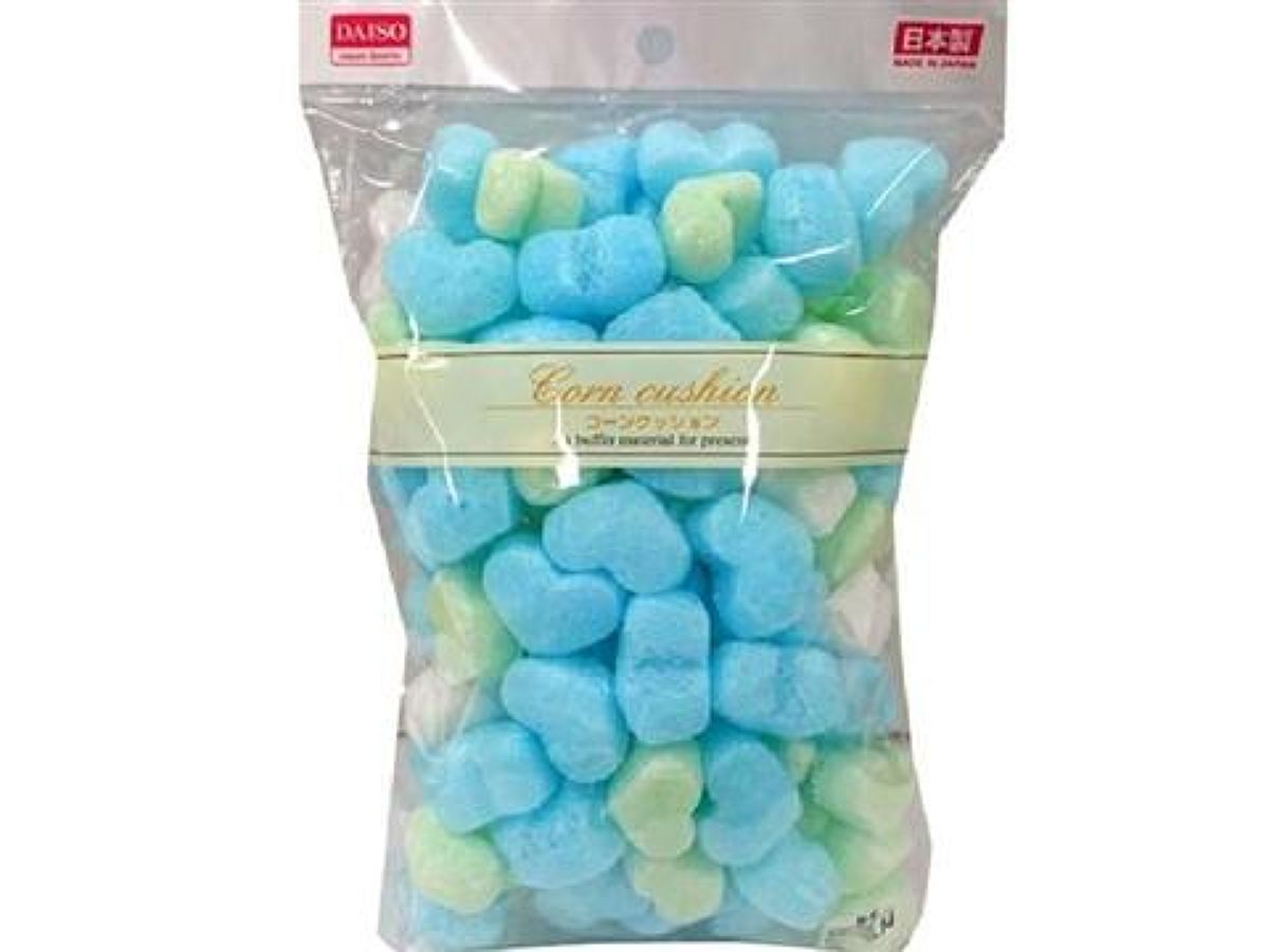 Daiso Corn Cushions -Blue White- FrontPackage