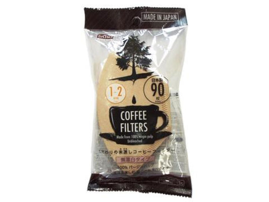 Coffee Filters 1-2cups UnBleached-90sheets