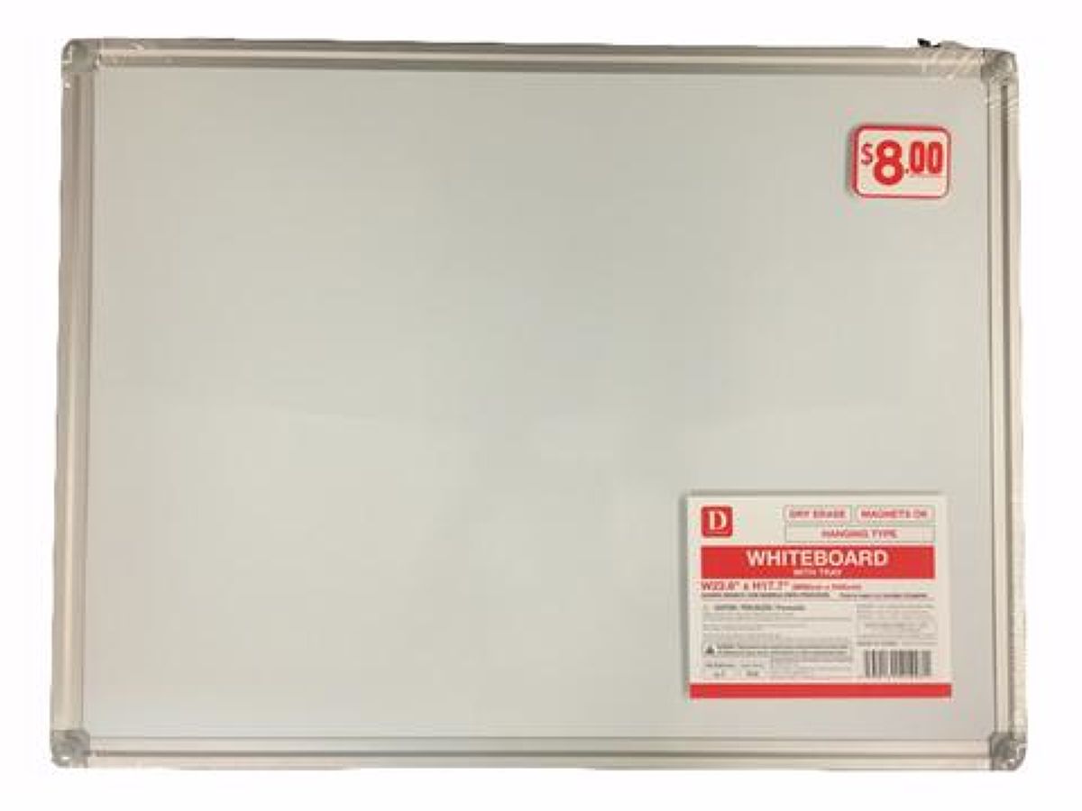 Daiso White Board with Tray - Hang Type - FrontPackage