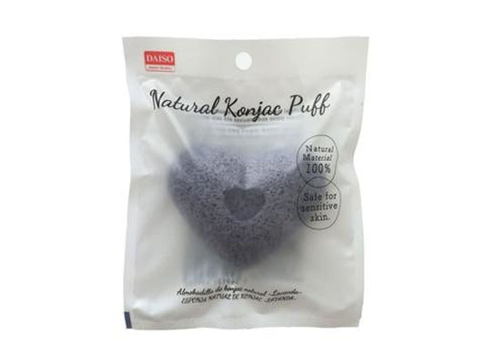 Daiso Natural Konjac Puff-Lavender- FrontPackage