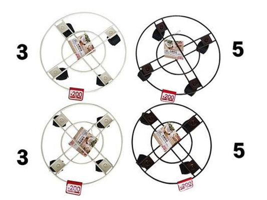 Daiso Round Flower Stand -with Casters- FrontPackage