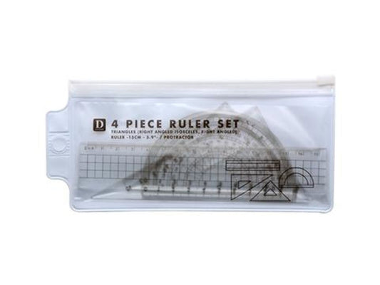 Daiso 4 piece ruler set FrontPackage