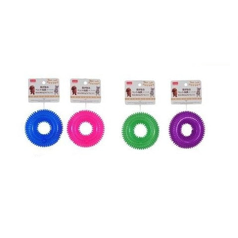 Pet Toys - Squeaky Donut, d3.9 in