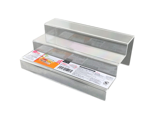 Daiso Display stand wide 3 steps FrontPackage