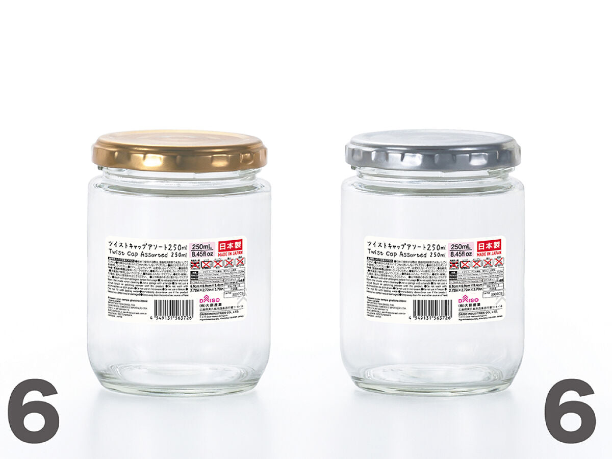 Daiso Twist Cap Assorted FrontPackage