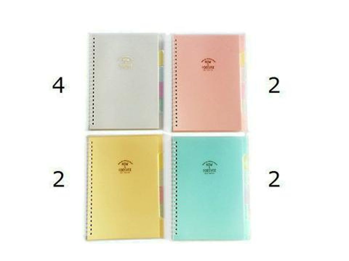 Spiral Notebook -A5 - With Index - 70 Pages-