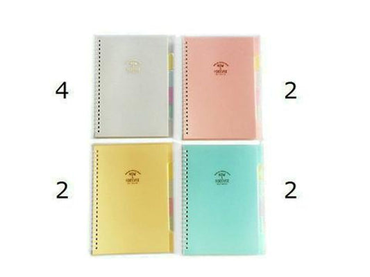 Spiral Notebook -A5 - With Index - 70 Pages-