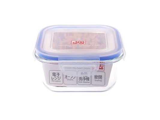 Daiso Microwave Safe Heat-Resistant Glass Sealed Container FrontPackage