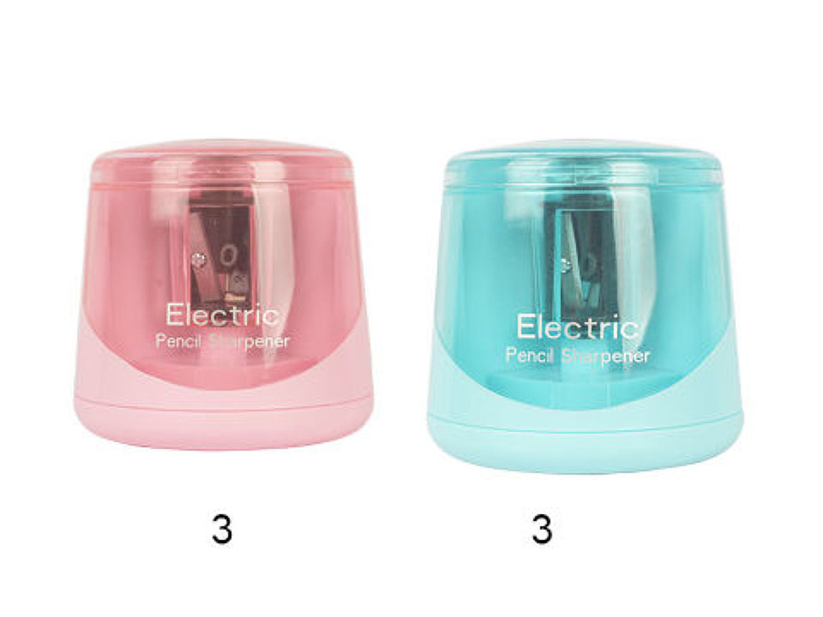 Daiso Electric Pencil Sharpener FrontPackage