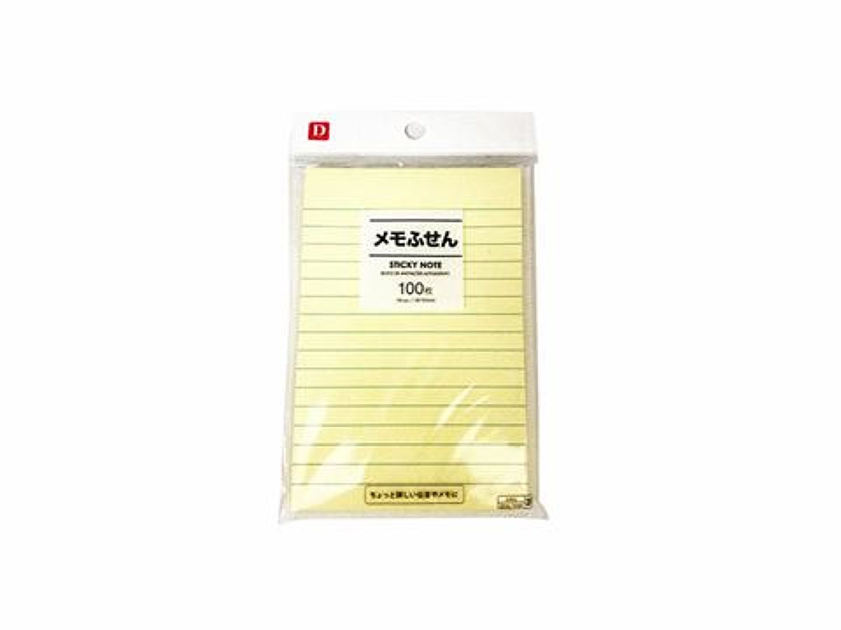 Daiso Memo Sticky Note 100 Notes FrontPackage