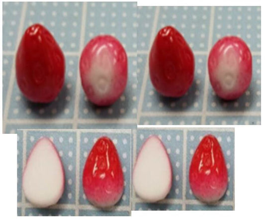 Daiso Sweets Decoration -Strawberries - 8 pcs.- FrontPackage