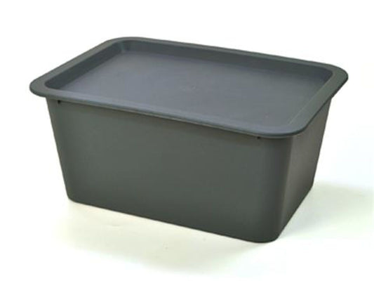 Storage Box -Square -Light Gray-
