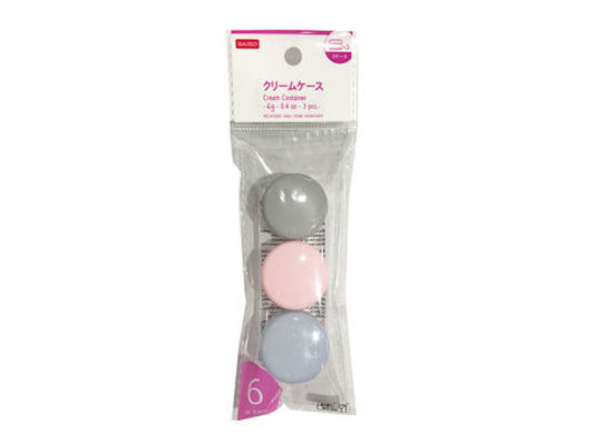 Daiso Cream Container -3 pcs.- FrontPackage