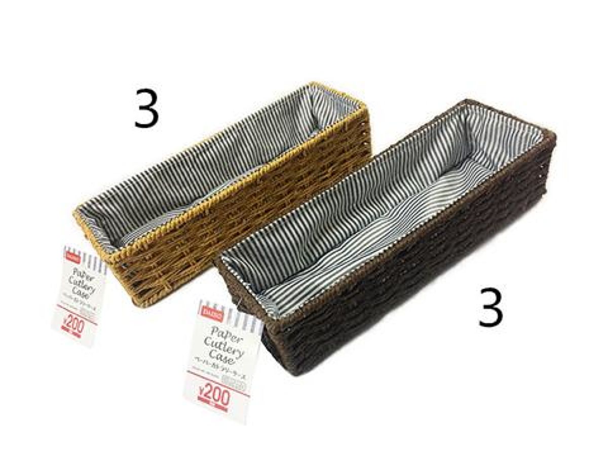 Daiso paper cutlery case FrontPackage