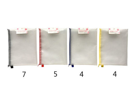 Daiso Vinyl Mesh Case -Smooth Material - A4- FrontPackage