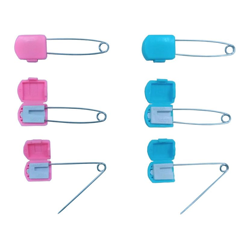 Daiso Locking Safety Pin -4 pcs.- FrontPackage