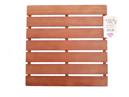 Daiso Wood deck panel FrontPackage