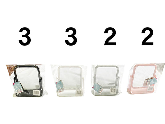 Daiso Square Mirror Stand FrontPackage