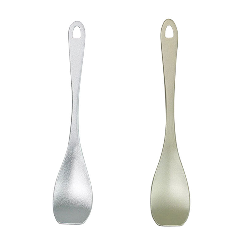 Daiso Aluminum Ice Cream Spoon -Long - Round- FrontPackage