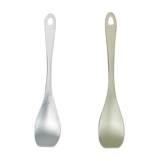 Daiso Aluminum Ice Cream Spoon -Long - Round- FrontPackage