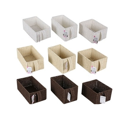 Paper Storage Basket With Handle (1 pc)