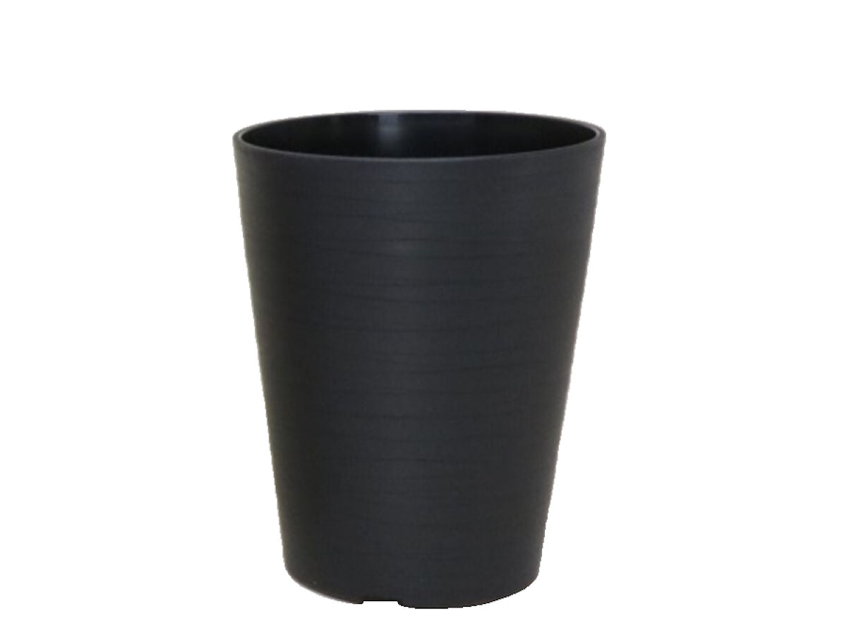 Daiso Unbaked Style Tall Plant Pot FrontPackage