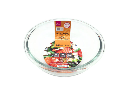 Daiso Heat Resistant Glass Bowl FrontPackage