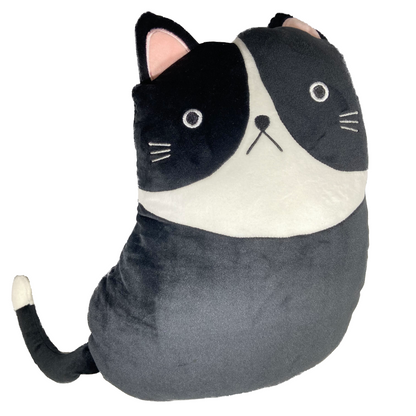 Plushie - Hug Pillows - Calico/Black Cat, 10.63 x 14.17 x 5.12 in